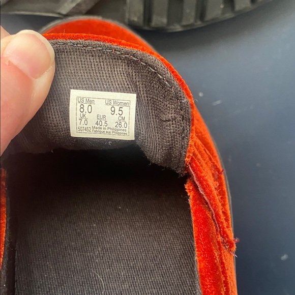 VANS Skate Style 53 Shoes Port Red Velvet Loafer - Picture 5 of 5